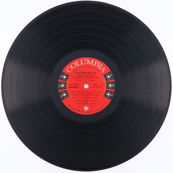 Johnny Mathis Faithfully 1959 Vinyl LP Record 6-Eye Hollywood Pressing CL 1422 - Picture 13 of 16